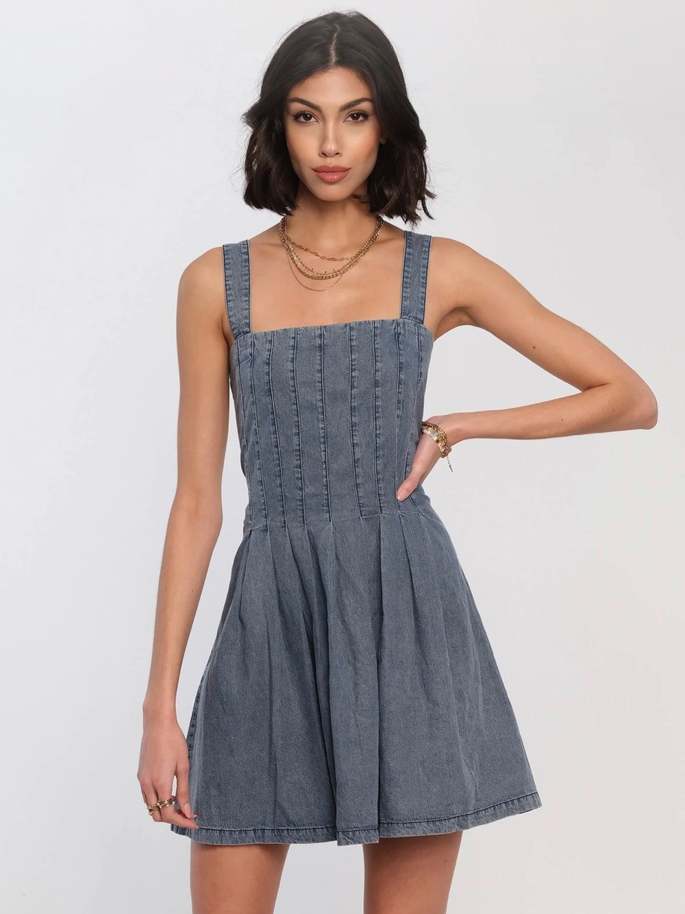 Heartloom Sianna Denim Dress M NWT
